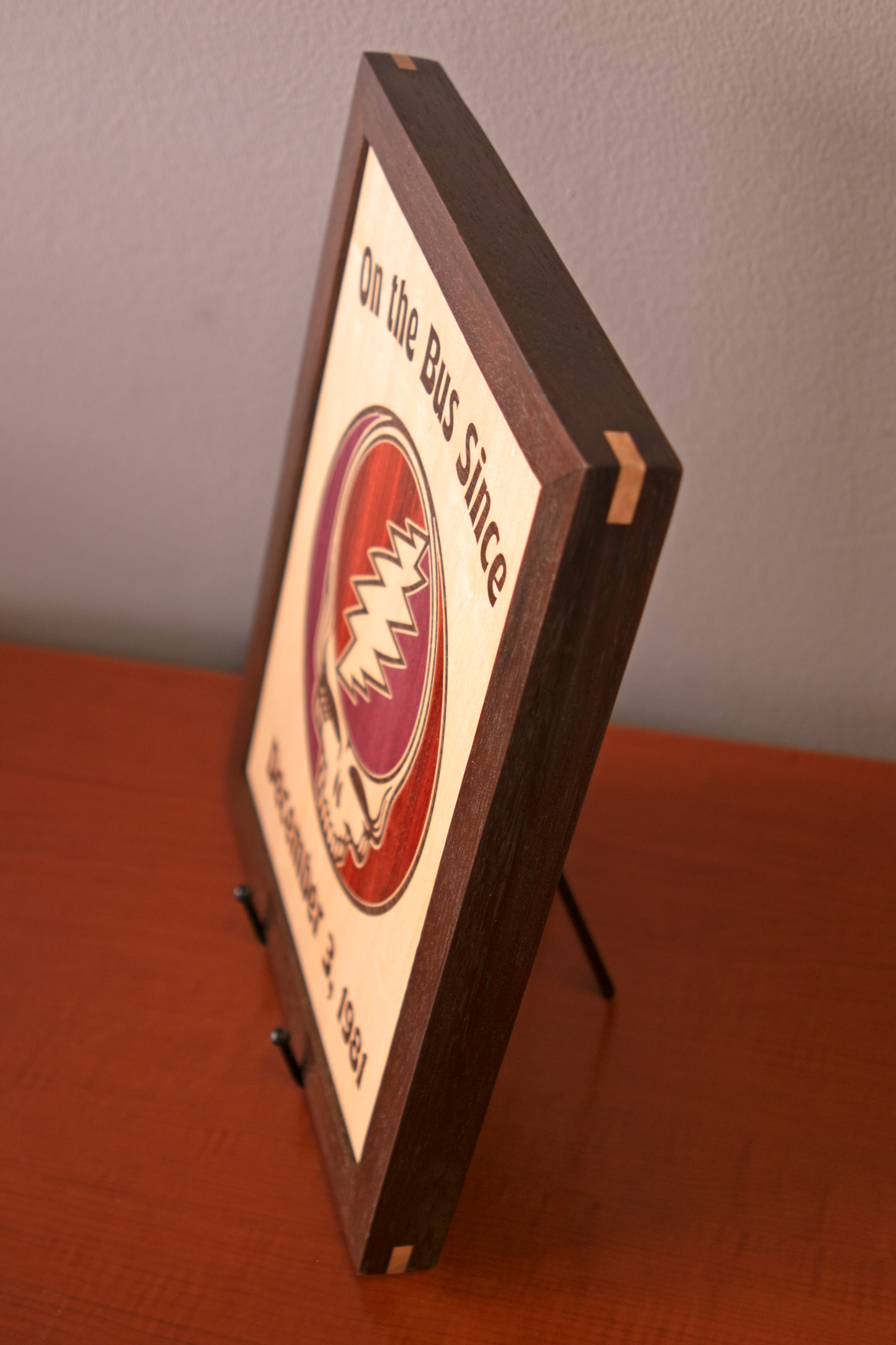 Framed Wall Art - Stealie - Maple Base