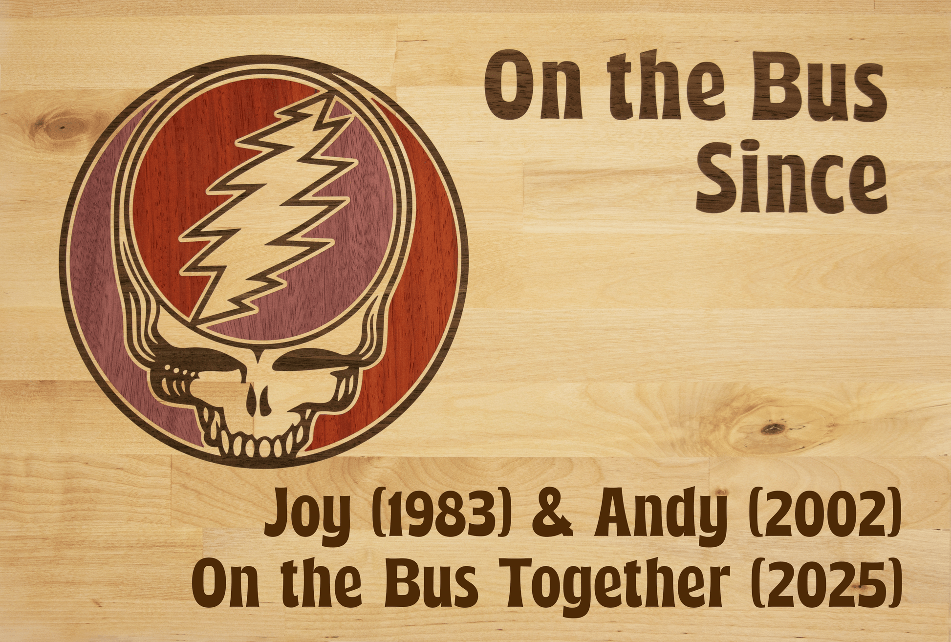 Four-Color Stealie – On the Bus Since